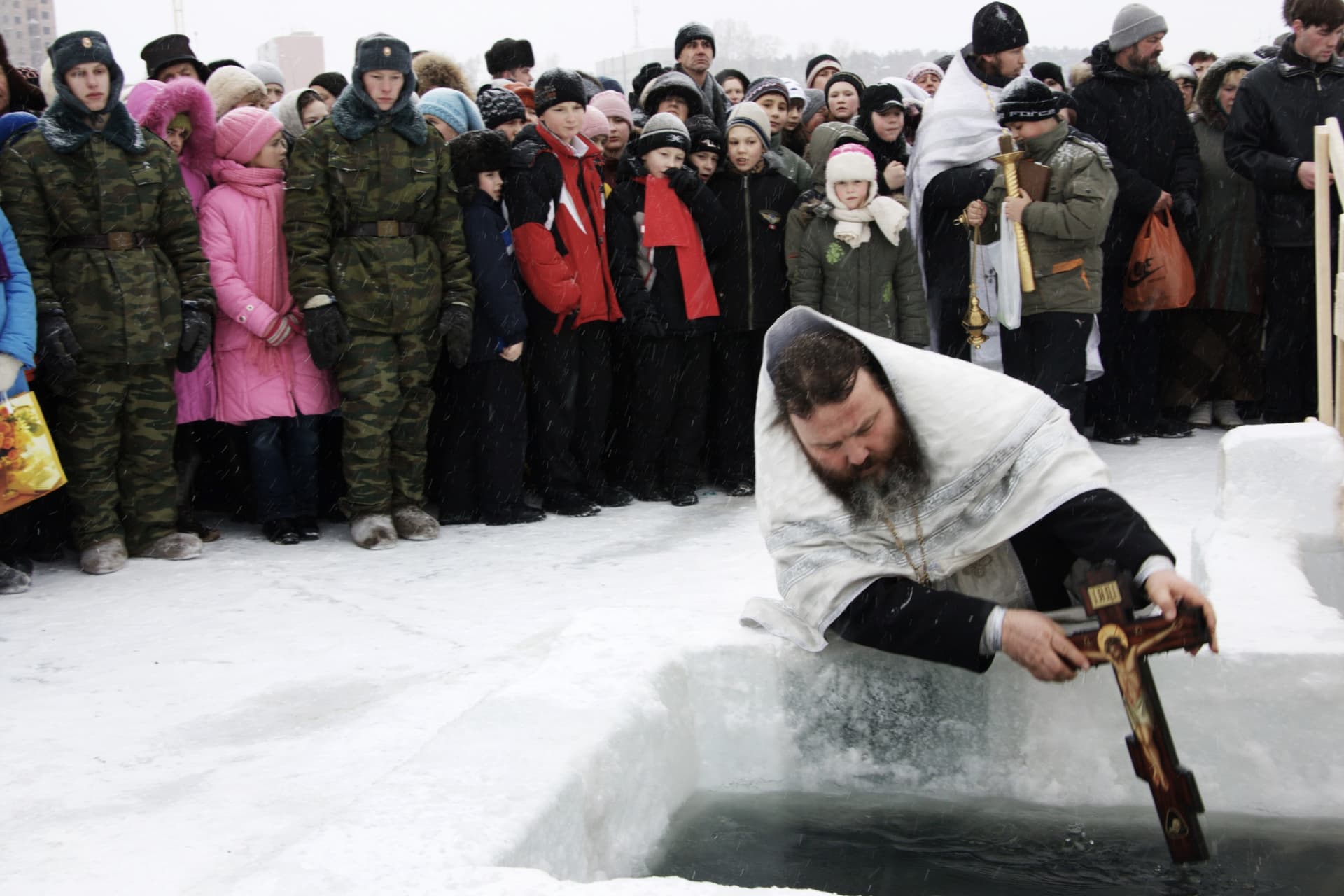 Celebrating Epiphany in Russia with an Ice Bath